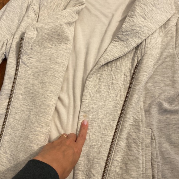 Helmut Lang Gray Asymmetric Jacket Sz Small - Picture 11 of 13